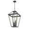 Z-Lite Talbot 4 Light Outdoor Chain Mount Ceiling Fixture, Oil Rubbed Bronze And Seedy 579CHXLX-ORB - alternate 7